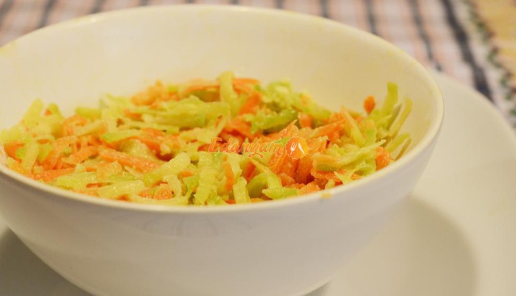 Салат из редьки и моркови